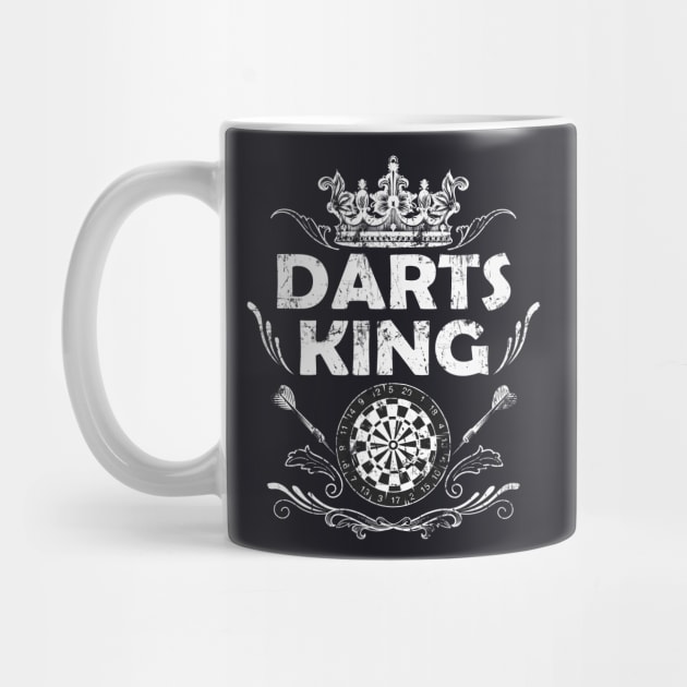 Darts King Darter Gift by Foxxy Merch